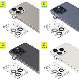 رینگ محافظ لنز بلو استیل ضد زنگ Blueo PVD Stainless Original Steel Frame Lens Protector Iphone